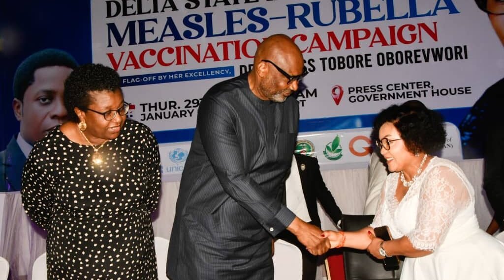 Delta First Lady launches Measles–Rubella Campaign, targets healthier future for children