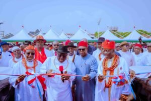 Gov. Oborevwori presents 65 vehicles to traditional rulers in Delta