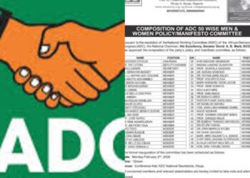 ADC unveils 50-member wise men, women policy, manifesto committee ahead of 2027