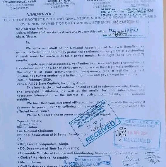 Npower beneficiaries notify FG about February 4 nationwide protests