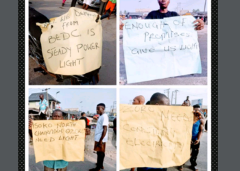Ozoro Youth Assembly stages peaceful protest over power blackout
