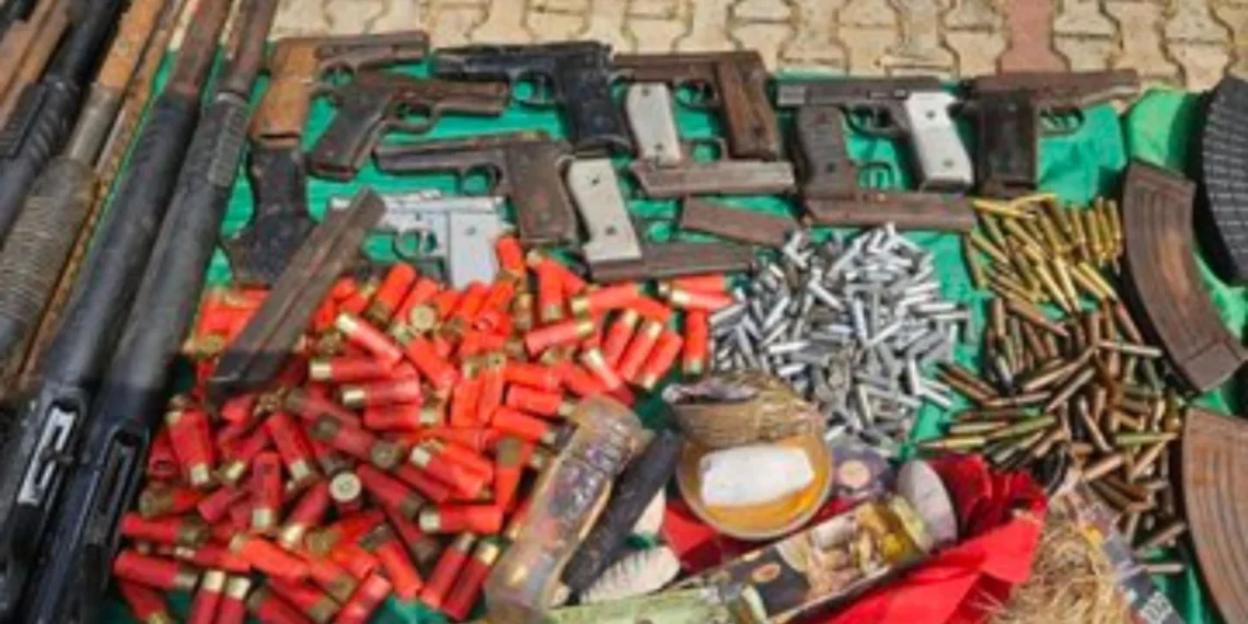 Troops dismantle criminal gang, seize weapons, ammunition in Delta
