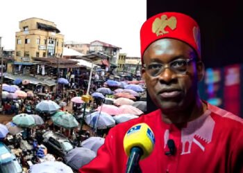 Gov. Soludo takes over Onitsha Main Market as IPOB declares compulsory sit-at-home