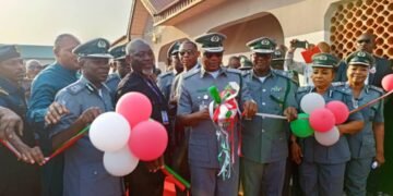 Customs CG Adeniyi commissions Sports Arena in Lagos, urges Officers to embrace fitness for peak performance