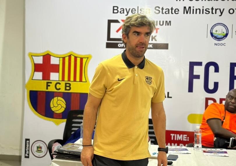 ‎FC Barcelona/Prosperity Cup coaching clinic kicks-off in Yenagoa