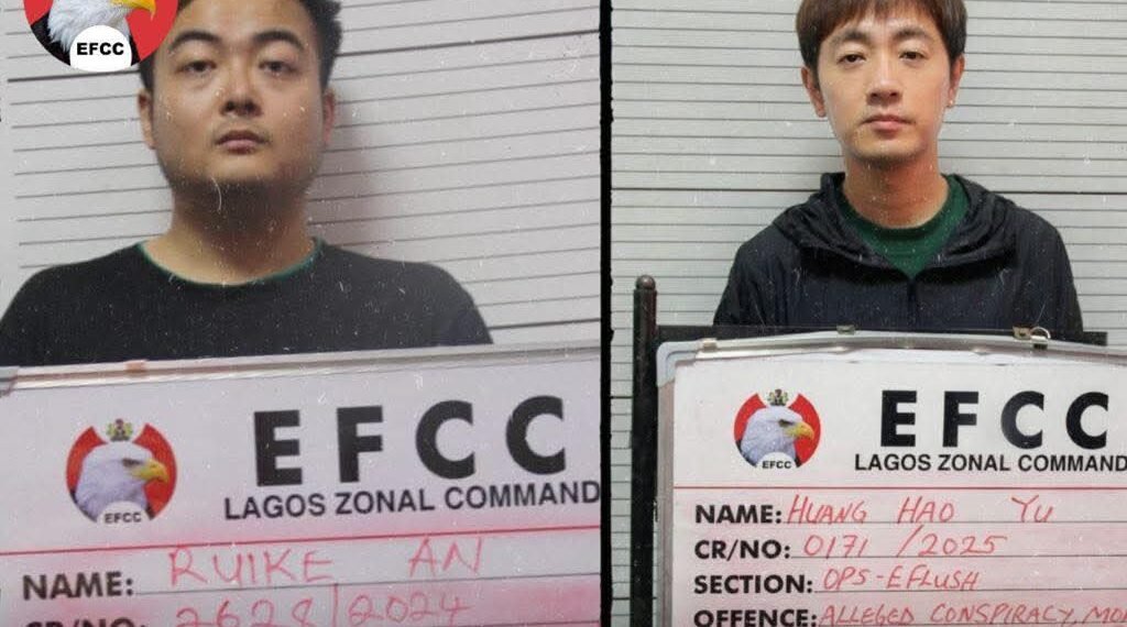 Court jails 2 Chinese 46 years each for N3.4bn, $2.5m cyberterrorism, internet fraud