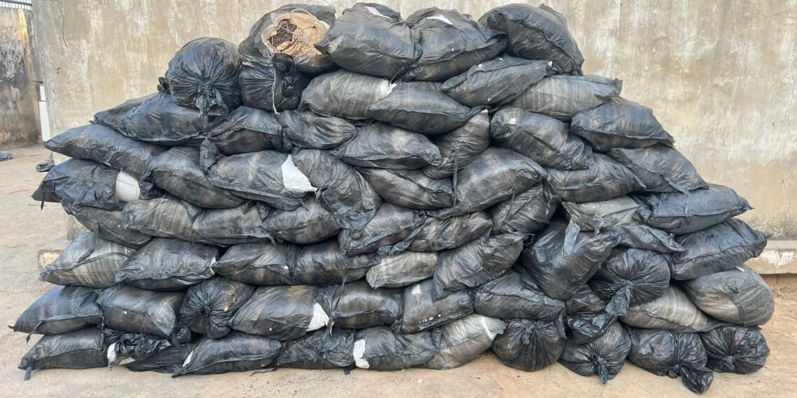 NDLEA intercepts 64 bags of Cannabis loaded on Cement Truck on Zaria–Kano Road