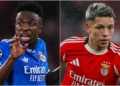 UEFA rejects Benfica appeal, Gianluca Prestianni to miss Real Madrid clash after Vinicius Jr Complaint