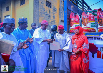Gov. Yusuf flags off distribution of 54,600 bags of rice for Ramadan