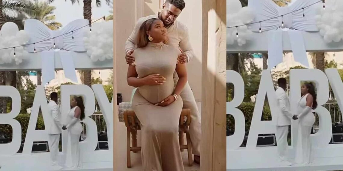 Veekee James, Husband Femi Atere announce baby’s gender