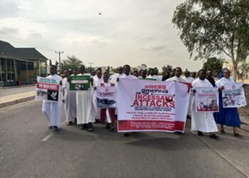 Catholic Priests, religious leaders stage protest over killings in Taraba, demand swift government action