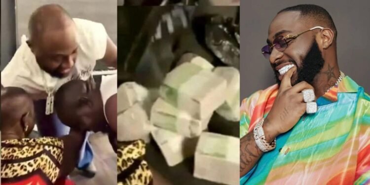 Mixed reactions as Davido gifts ₦10M to TikTok Chef Jaskaro, Mother after cooking visit