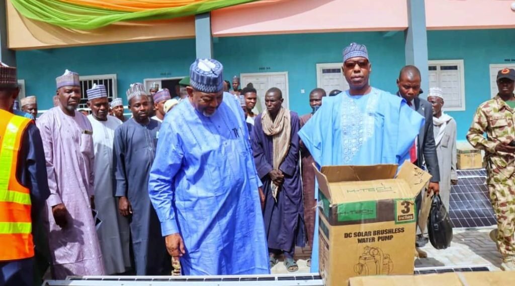 Zulum distributes 1,000 solar pumps, commissions higher islamic college in Borno