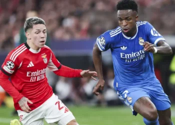 UEFA suspends Benfica winger Prestianni over alleged racist incident against Vinicius Jr