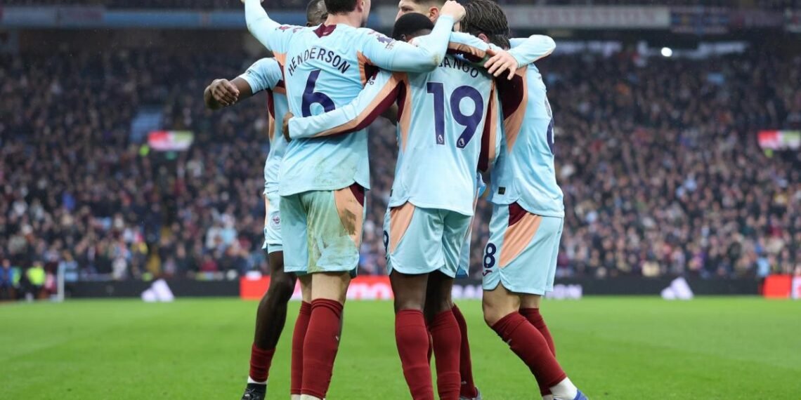 10-man Brentford shock Aston Villa to dent title push