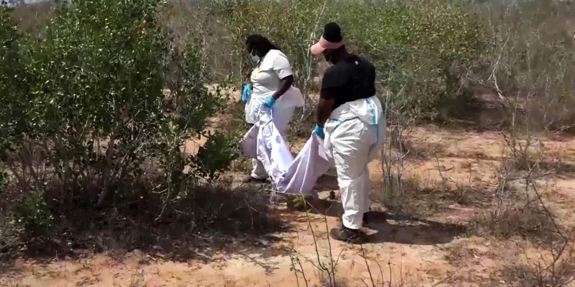 Dozens of bodies found in a mass grave in Kenya