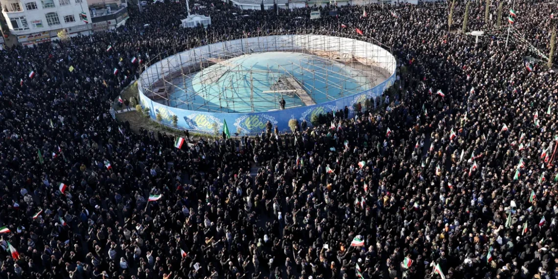 Thousands gather at Enghelab Square as Iran mourns Ali Khamenei