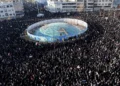 Thousands gather at Enghelab Square as Iran mourns Ali Khamenei