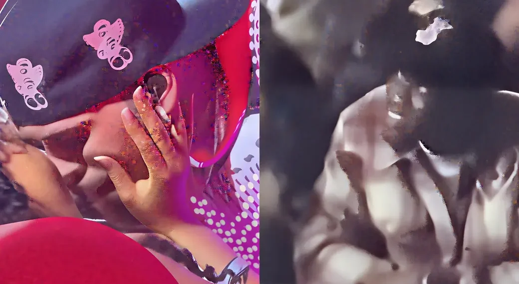 Moment: married Nigerian woman kisses Chris Brown on stage sparks online debate