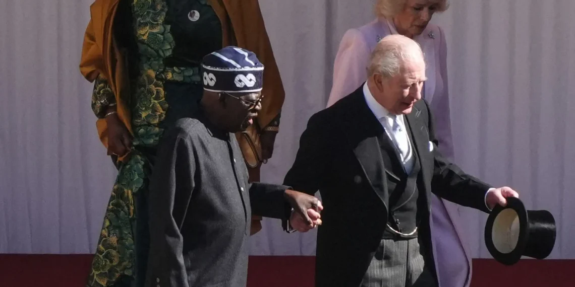 King Charles greets Tinubu for first UK state visit in 37 years