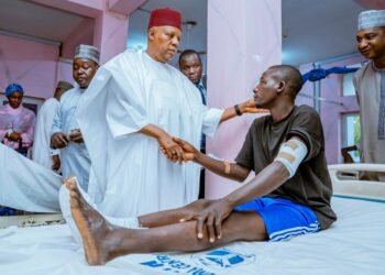 Shettima vows decisive action after Maiduguri Bomb blasts, visits victims at Teaching Hospital