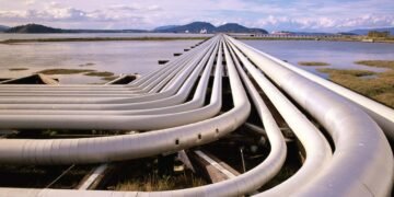 Gas pipeline in the Niger Delta