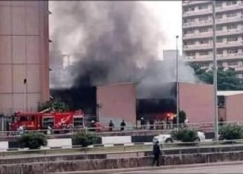 Fire guts head of service block of federal secretariat in Abuja