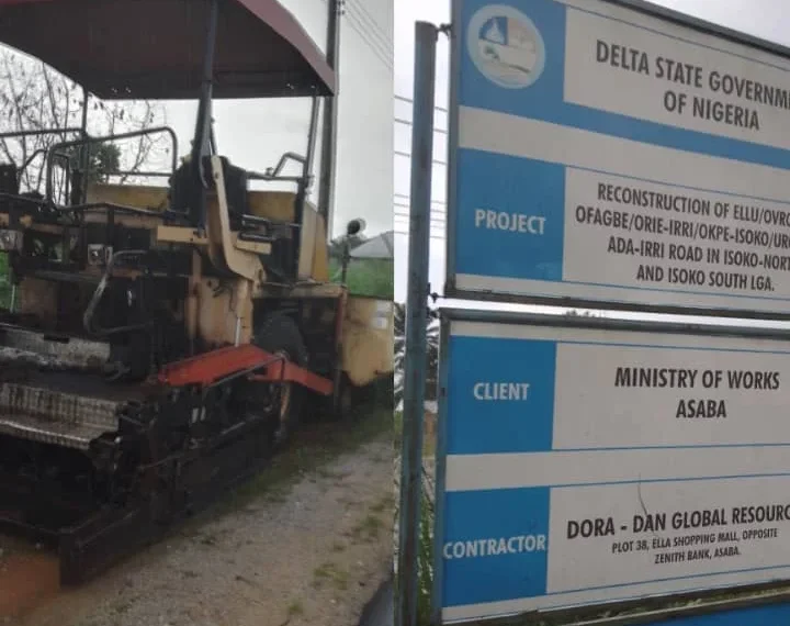 Ofagbe Community protests, demands revocation of Isoko Ring Road Contract over alleged contractor incompetence