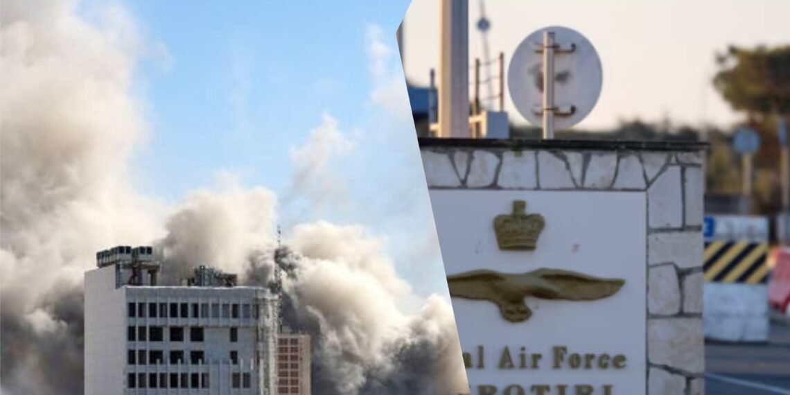 Iranian drone slams into UK military base in Cyprus as EU pledges support