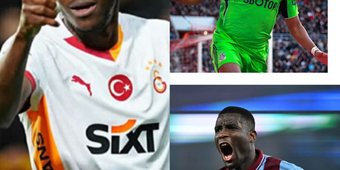 Nigerian Footballers shine across Europe as Osimhen, Onuachu score, Iwobi reaches milestone