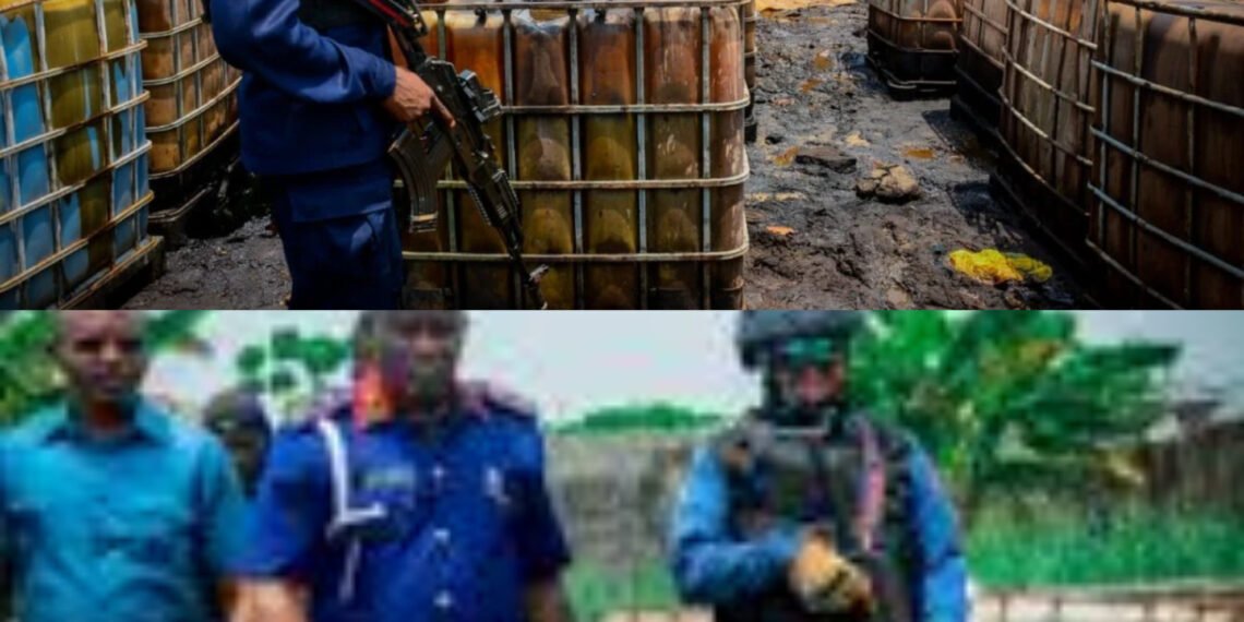 NSCDC uncovers massive illegal crude oil dump site in Rivers