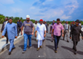 Gov. Fubara inspects Agba-Ndele Road project, applauds Setraco for timely delivery