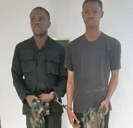 Nigerian Navy arrests 2 suspected Military impersonators in Calabar, hands them over to Police