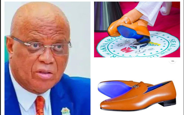Akwa Ibom Governor Pastor Umo sparks social media buzz wearing N1.9 Million Shoes