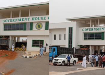 Truck crashes into Gombe Government House gate, causes heavy damage