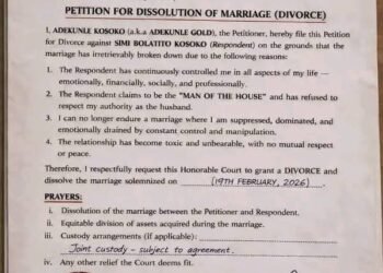 Speculation trails report of marital strain between Adekunle, Simi