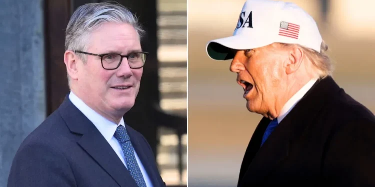 Starmer, Trump discuss need to open Hormuz Strait