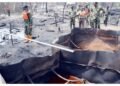 Nigerian Navy destroys 17,500 litres of stolen crude oil, dismantles illegal storage facility in Rivers