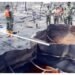 Nigerian Navy destroys 17,500 litres of stolen crude oil, dismantles illegal storage facility in Rivers