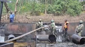 Navy destroy illegal refinery, arrest 37 wuspected illegal miners in Niger Delta