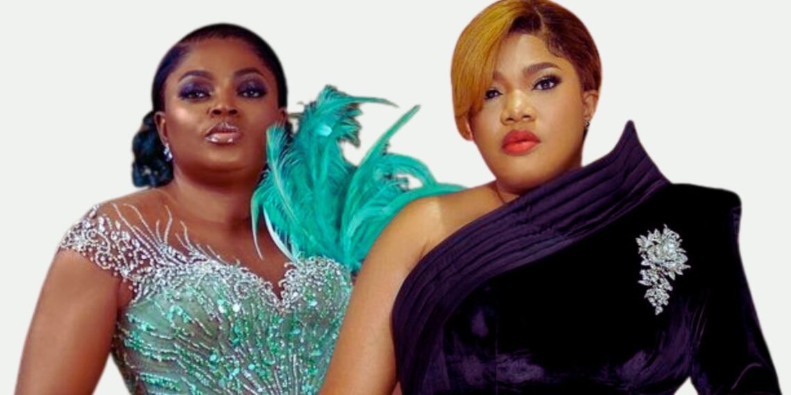 Recurring Rift: Funke Akindele faces scrutiny over alleged feuds with Toyin Abraham, others