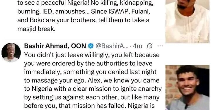 Bashir Ahmad, US Missionary Alex Barbir trade words after controversial exit from Nigeria