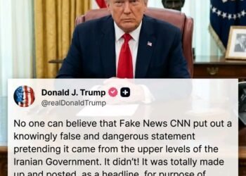 Trump accuses CNN, Nigeria-based website of spreading false Iran report as global tension escalates