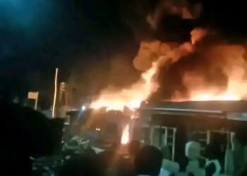 Breaking: Tension in Gombe as youths set politician’s residence ablaze