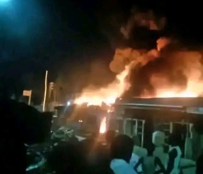 Breaking: Tension in Gombe as youths set politician’s residence ablaze