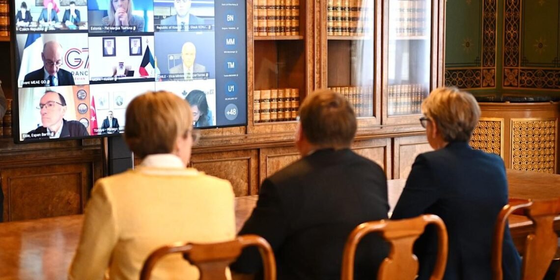 UK-led 40-nation coalition pushes diplomatic solution to reopen Strait of Hormuz amid global energy crisis