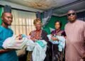 Triplets bring hope as Governor Eno gifts new home to Akwa Ibom family