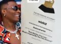 Wizkid sparks online frenzy as Grammy certificate for Reggae album win goes viral