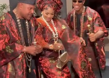 Fathia and Saidi Balogun Reunite at ‘Efunroye: The Unicorn’ Premiere in Lagos, stir emotional reactions