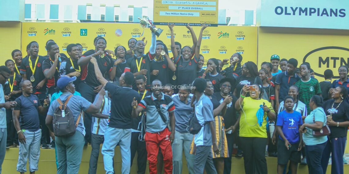 MTN CHAMPS Season 4 Grand Final: Corona, Ogbogbo Baptist, Ado Girls, ISL Shine as Champions in Ibadan